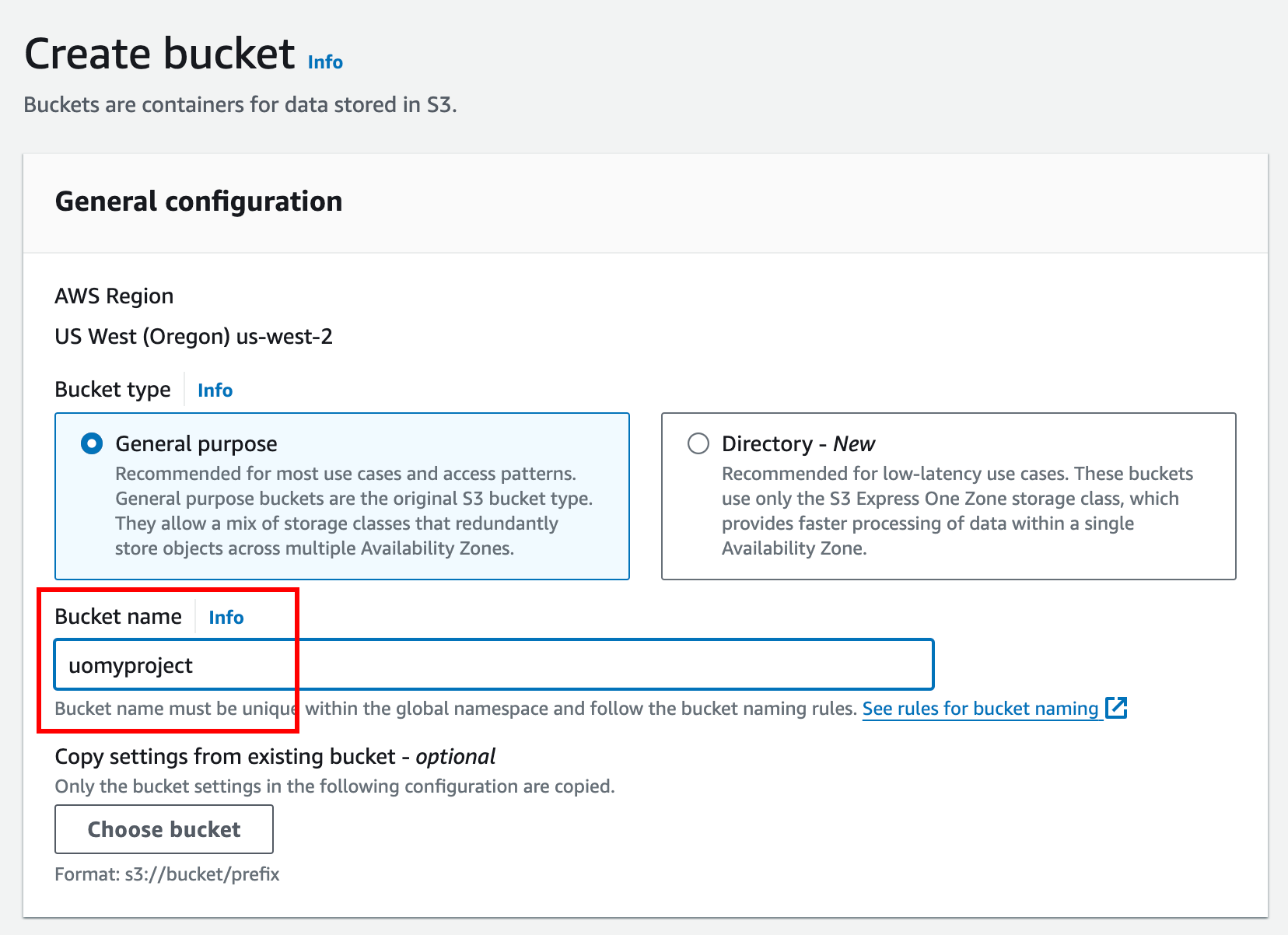 S3 BUCKET STEP 2